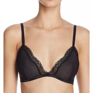 Calvin Klein Black Mesh Lace Bralette